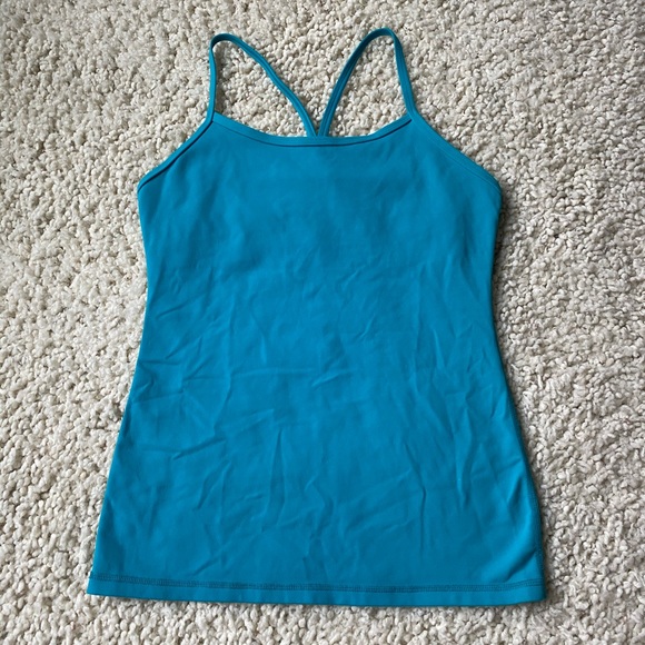 Lululemon Power Y Tank Viridian Green - Picture 4 of 7